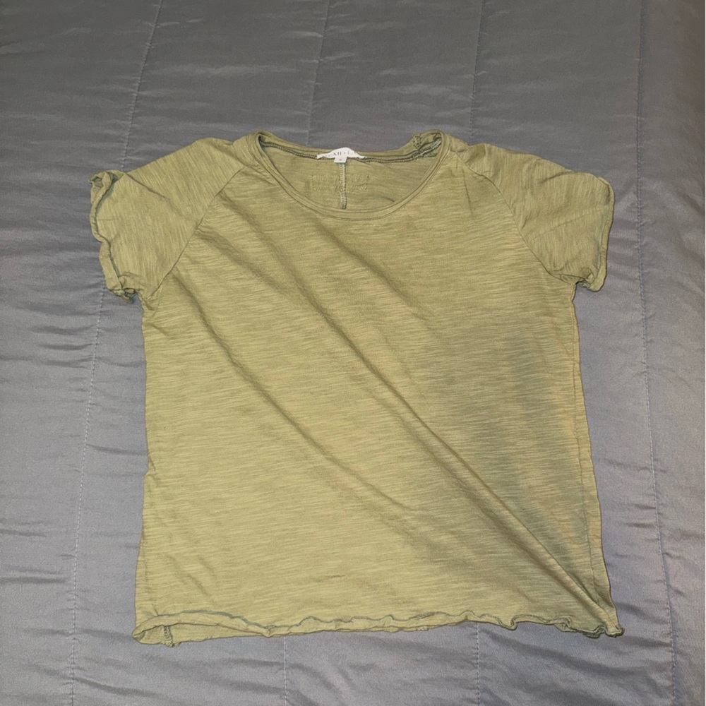 Aemi & Co Army Green Baby Tee